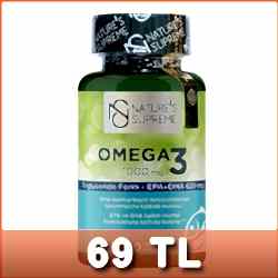 Nature's Supreme Omega 3 1000 Mg 60 Kapsül